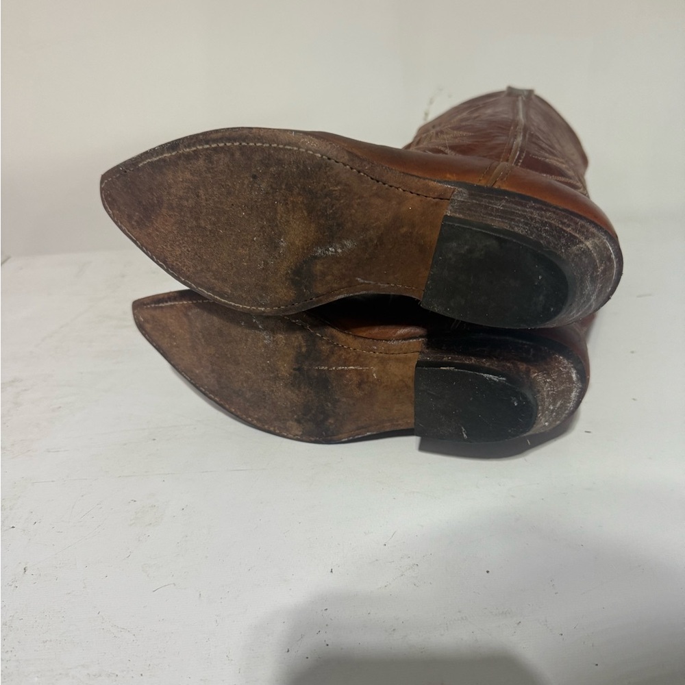 Code West Brown Western Cowboy Boots - Picture 4 of 4